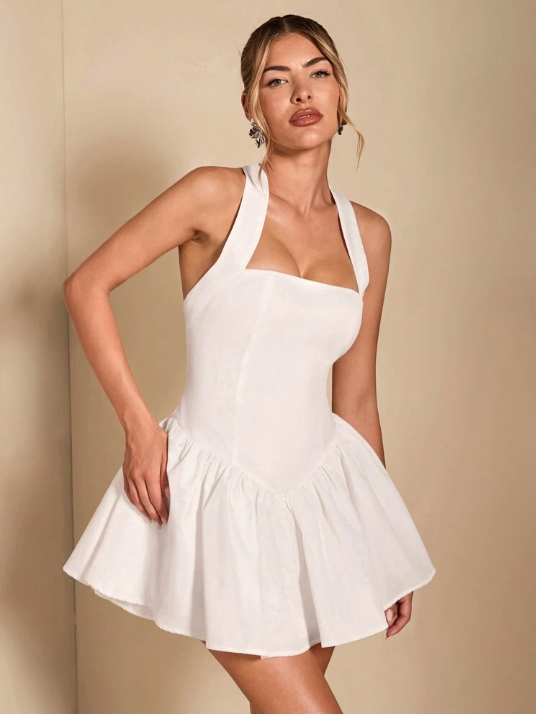 Georgia™ | Neckholder-Minikleid