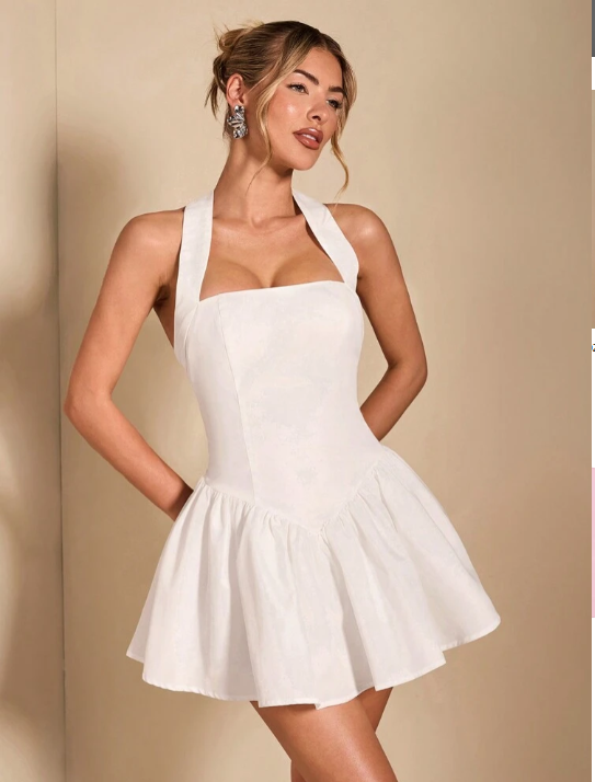 Georgia™ | Neckholder-Minikleid