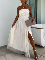 Dorothy - Ein-Schulter Fließendes Maxikleid
