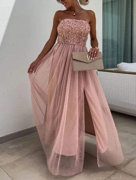Dorothy One-Shoulder Flowing Maxi Dress