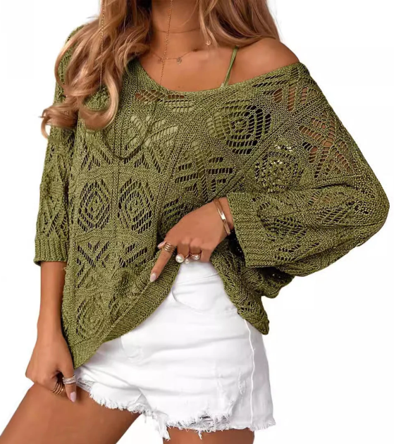 Gabrielle™ | Häkelpullover