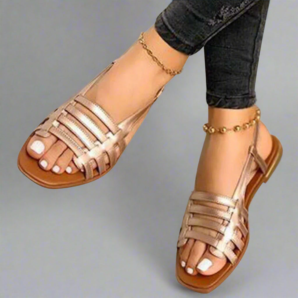 Leya | Handgefertigte Gladiatorsandalen