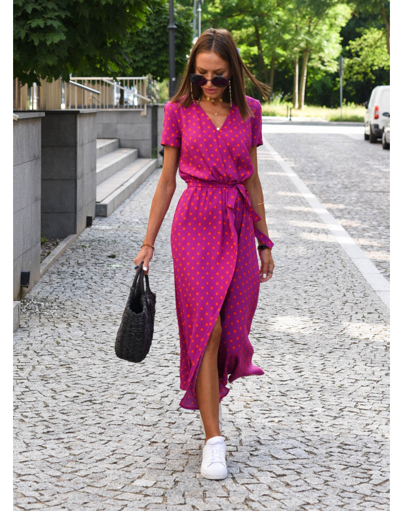 Nadia Print Elegant Dress