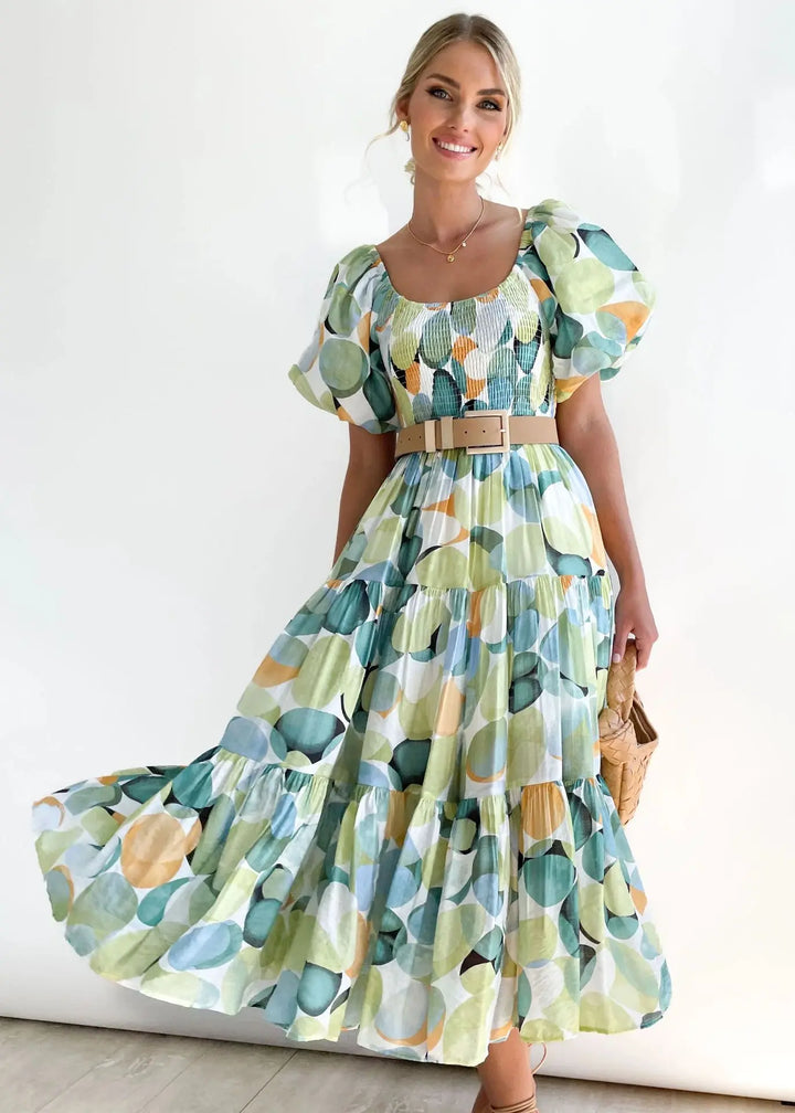 Celeste Off-Shoulder Maxikleid