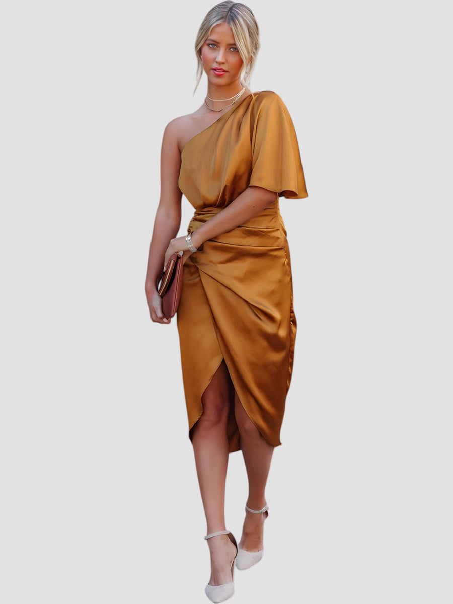 Natascia One-Shoulder Dress