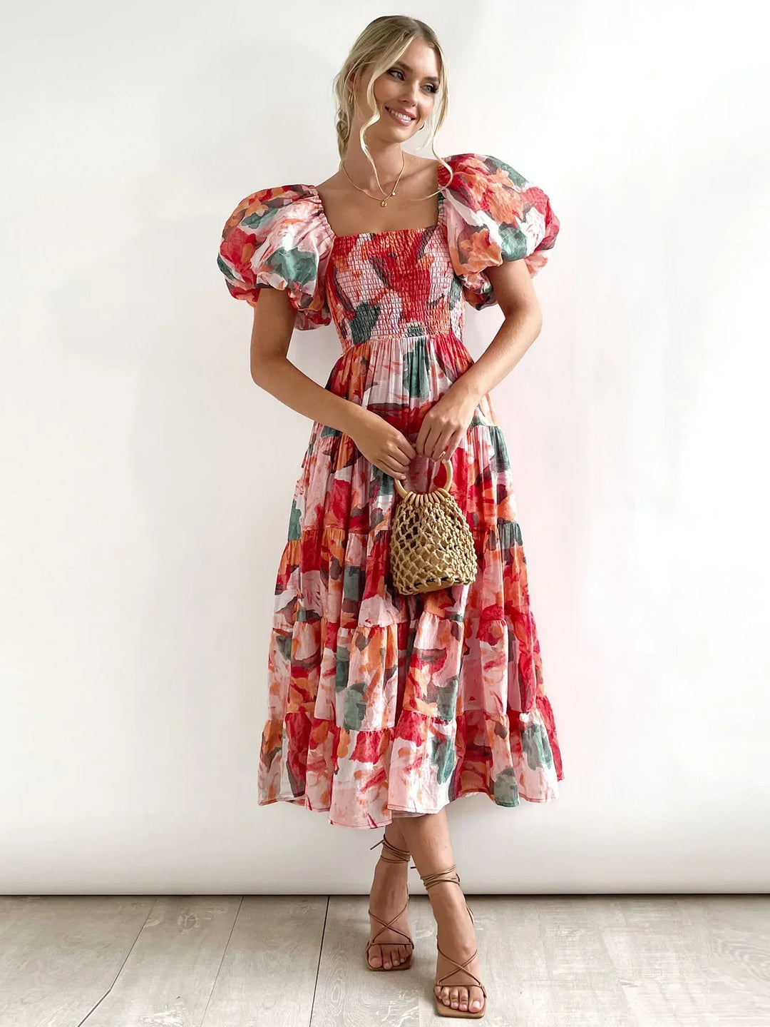 Celeste Off-Shoulder Maxikleid
