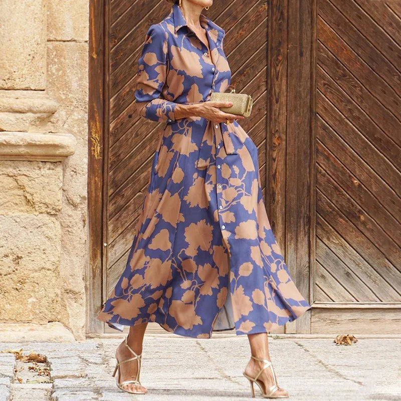 Mariella™ | Klassisches Kleid mit Taillenkordel
