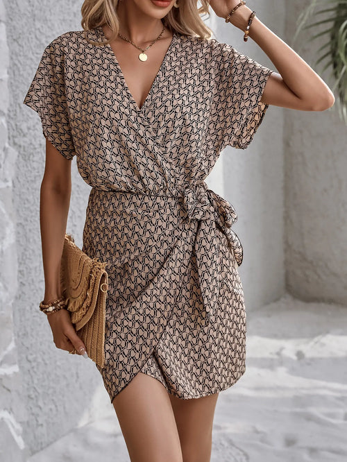 Selena Elegant V-Neck Dress