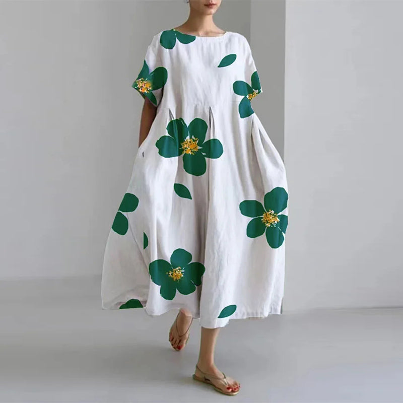 Isla | Boho-Blumenkleid mit weitem Schnitt