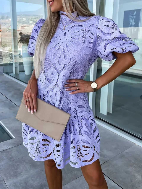 Marissa Embroidered Lace Dress