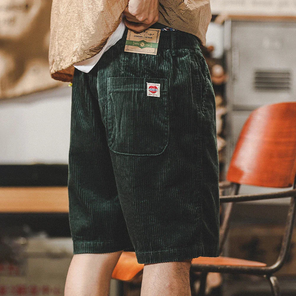 Halsten™ | Locker sitzende Cord-Shorts
