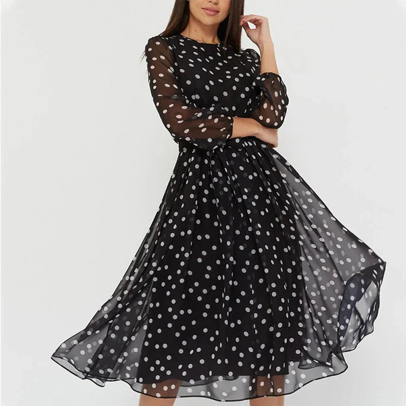Julianna | Polka Dot Kleid
