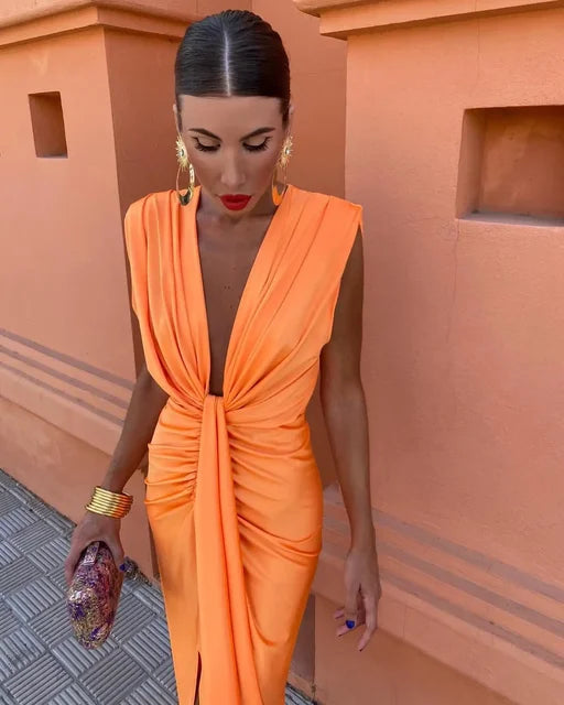 Lily – Elegantes Plissiertes Kleid