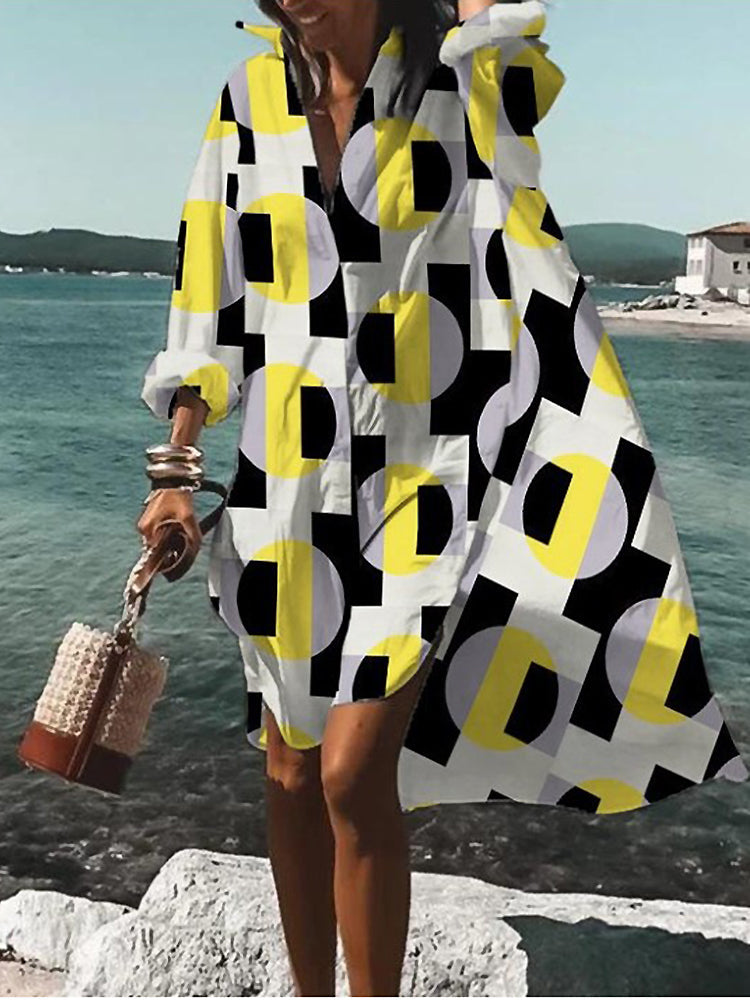 Zanira | Kleid mit Knopfleiste