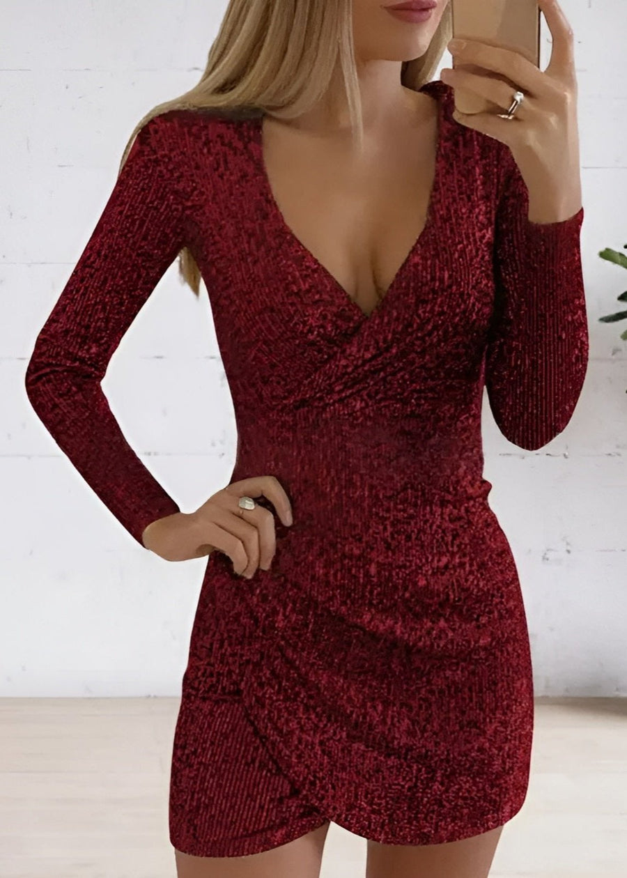 Mandy Sequin Mini Dress