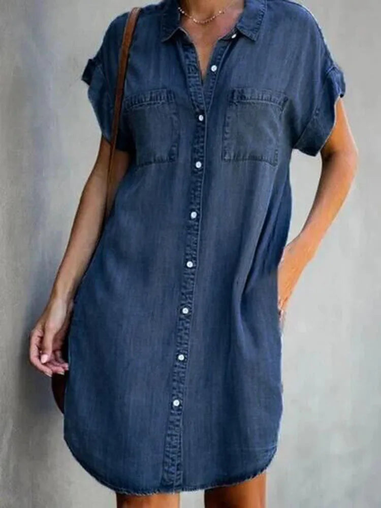 Jessa | Zeitloses Denim-Kleid