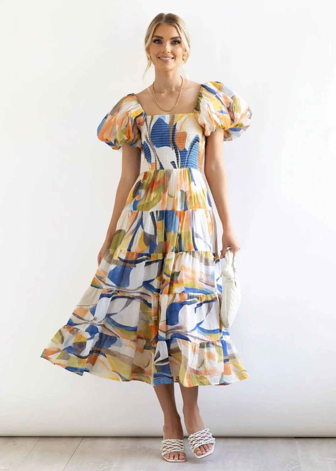 Celeste Off-Shoulder Maxikleid