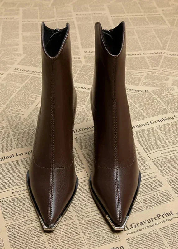 Maya – Spitz zulaufende Stiefeletten