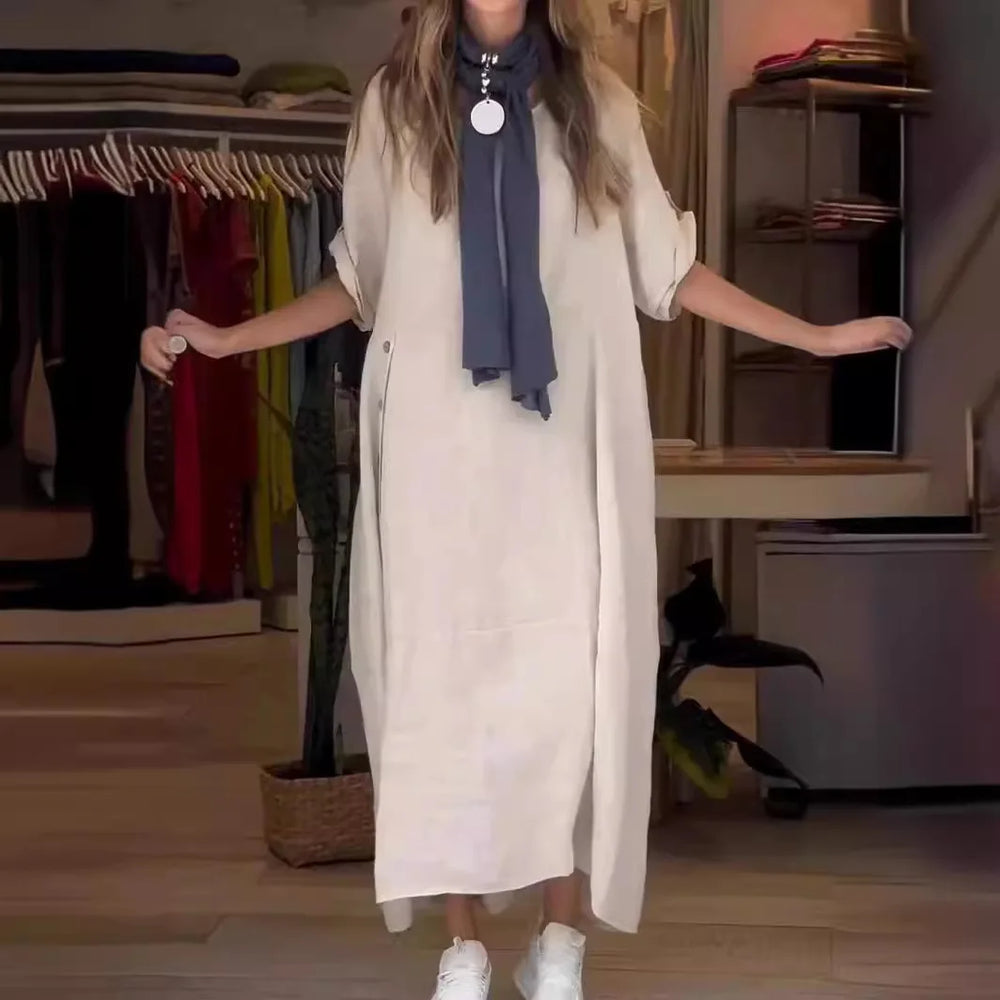 Sélena | Elegantes und Casual Kleid mit Knöpfen
