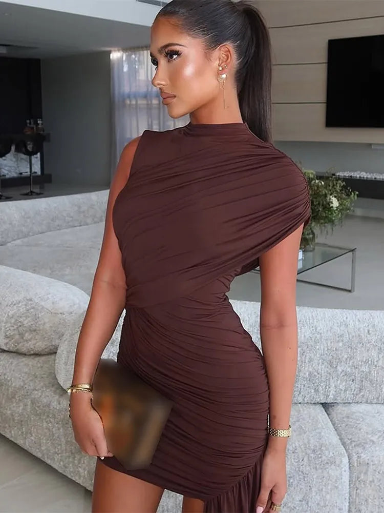 Valentina | Strapless Maxikleid für den Abend mit Schal