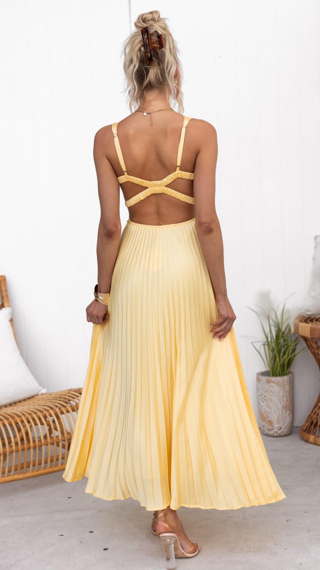 Freyja™ | Leichtes plissiertes Kleid