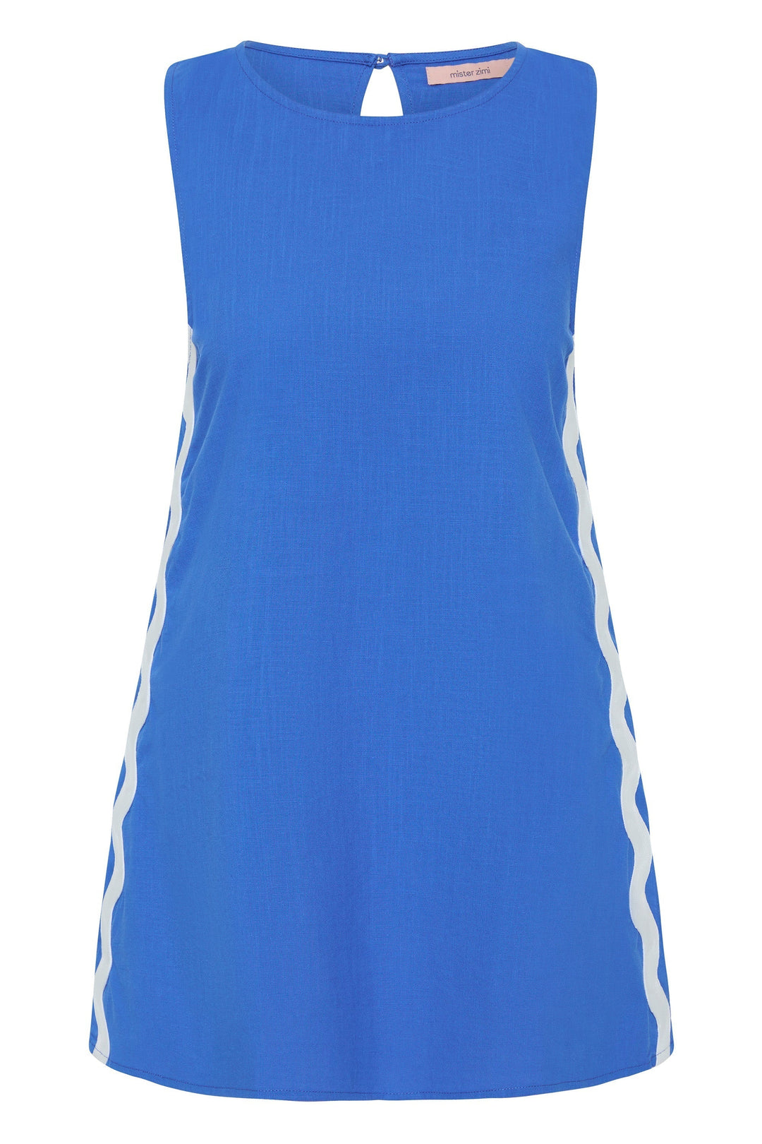 Tash – Besticktes Set mit erhabenen Wellenmustern