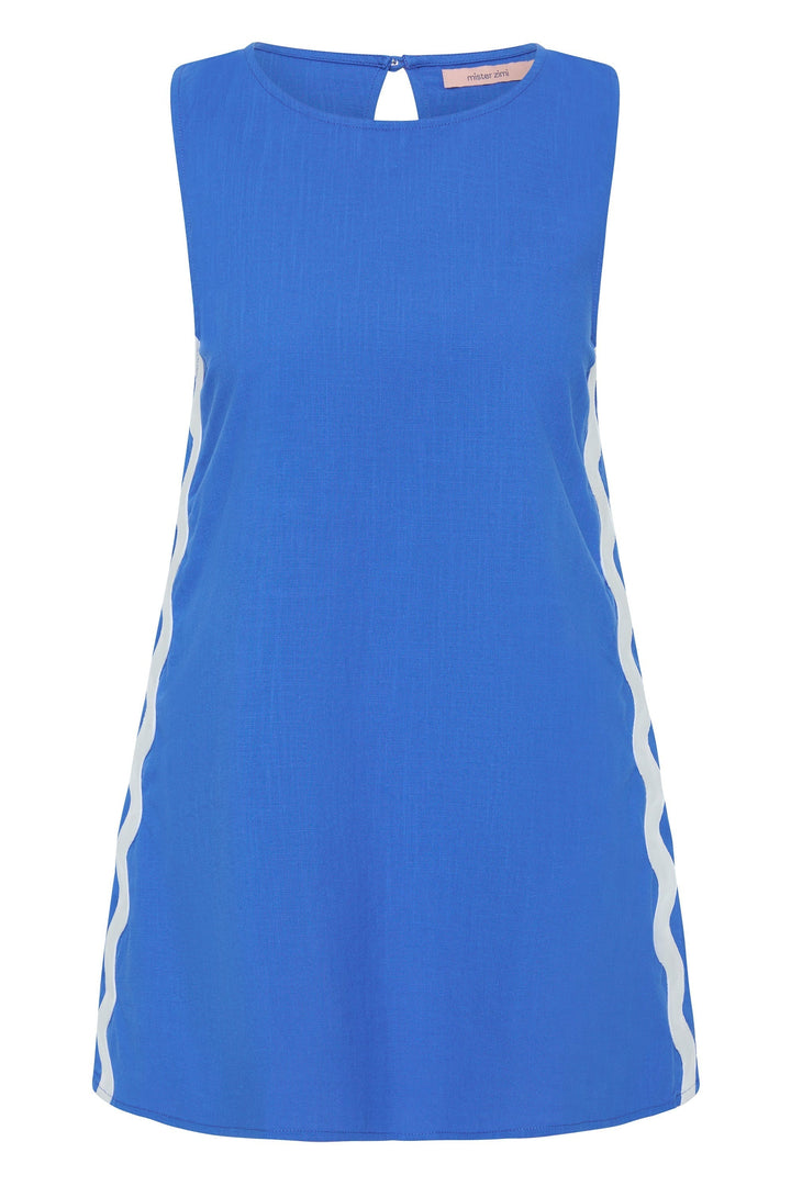 Tash – Besticktes Set mit erhabenen Wellenmustern