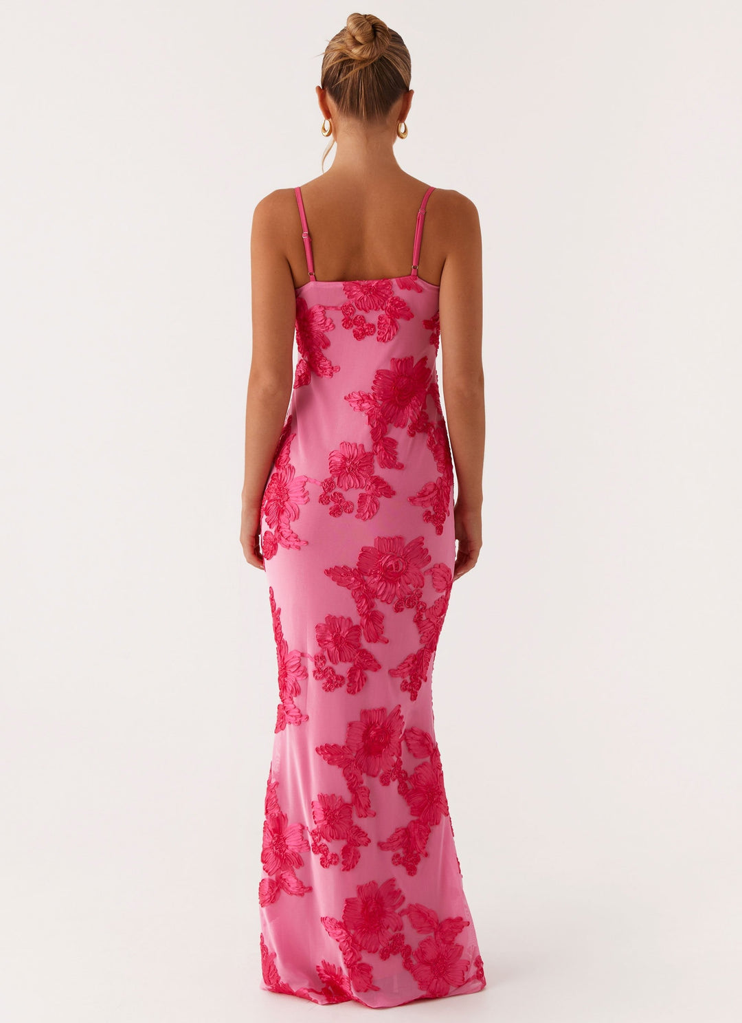 Soraya™ | Besticktes Maxikleid