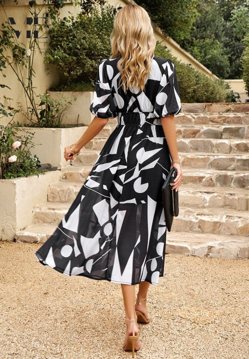 Danielle – Luxuriöses, zeitloses Midikleid (Fast ausverkauft)