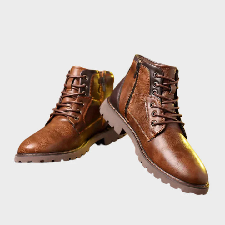 Owen™ | Langlebige Leder-Kampfstiefel
