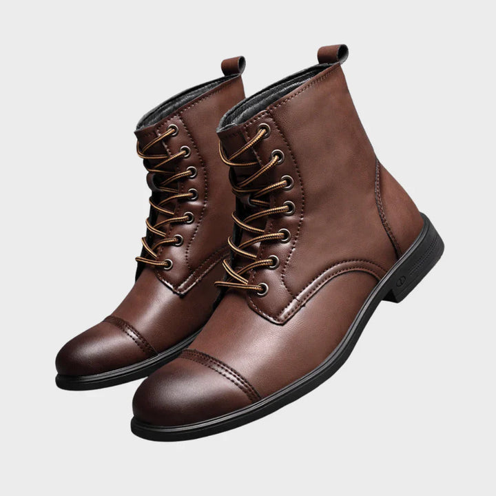 Mateo™ | Klassische Lederstiefeletten