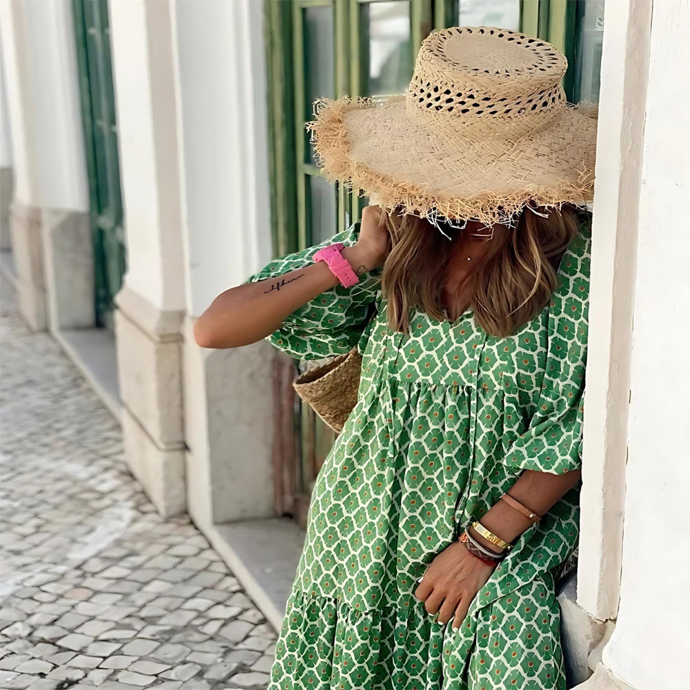 Natalie | Frisches Blumen-Saison Kleid
