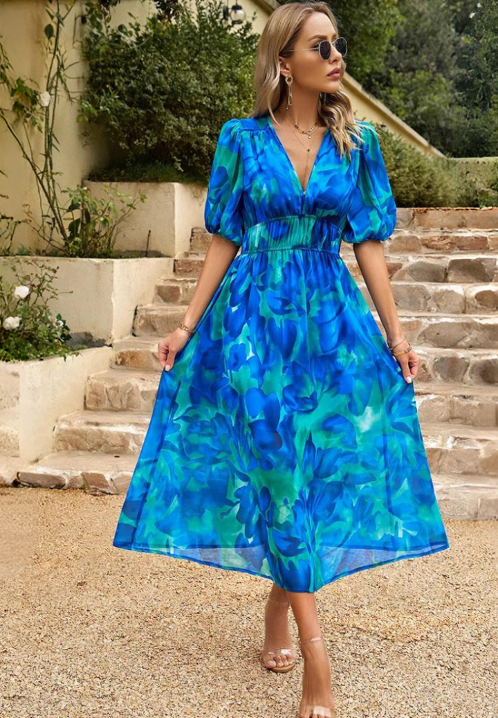 Danielle – Luxuriöses, zeitloses Midikleid (Fast ausverkauft)