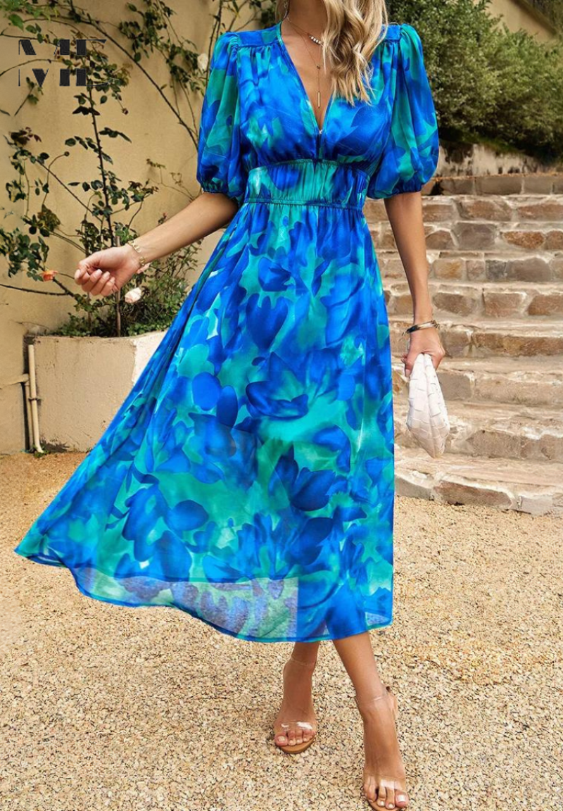 Danielle – Luxuriöses, zeitloses Midikleid (Fast ausverkauft)