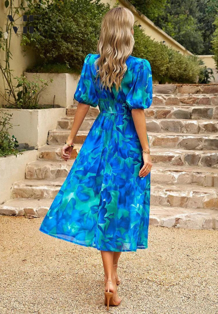 Danielle – Luxuriöses, zeitloses Midikleid (Fast ausverkauft)