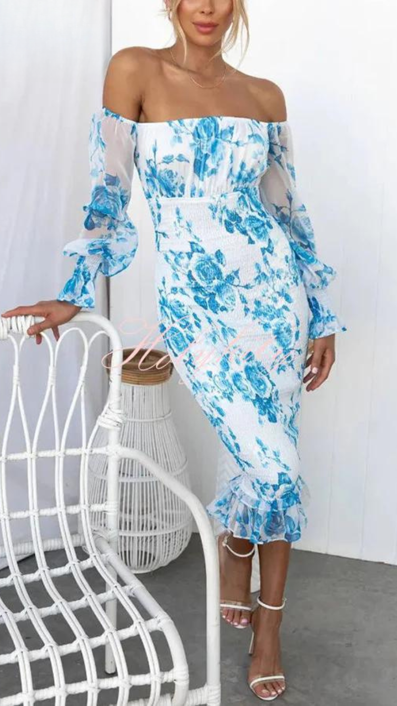 Kendall – Luxuriöses Midikleid (Fast ausverkauft)