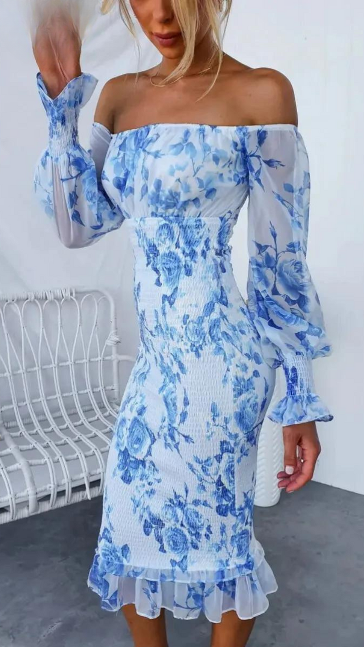 Kendall – Luxuriöses Midikleid (Fast ausverkauft)