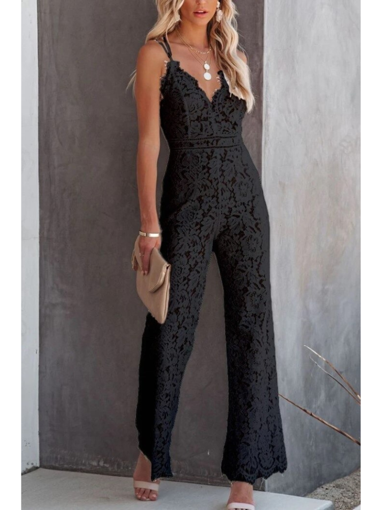 Thea – Jumpsuit mit V-Ausschnitt