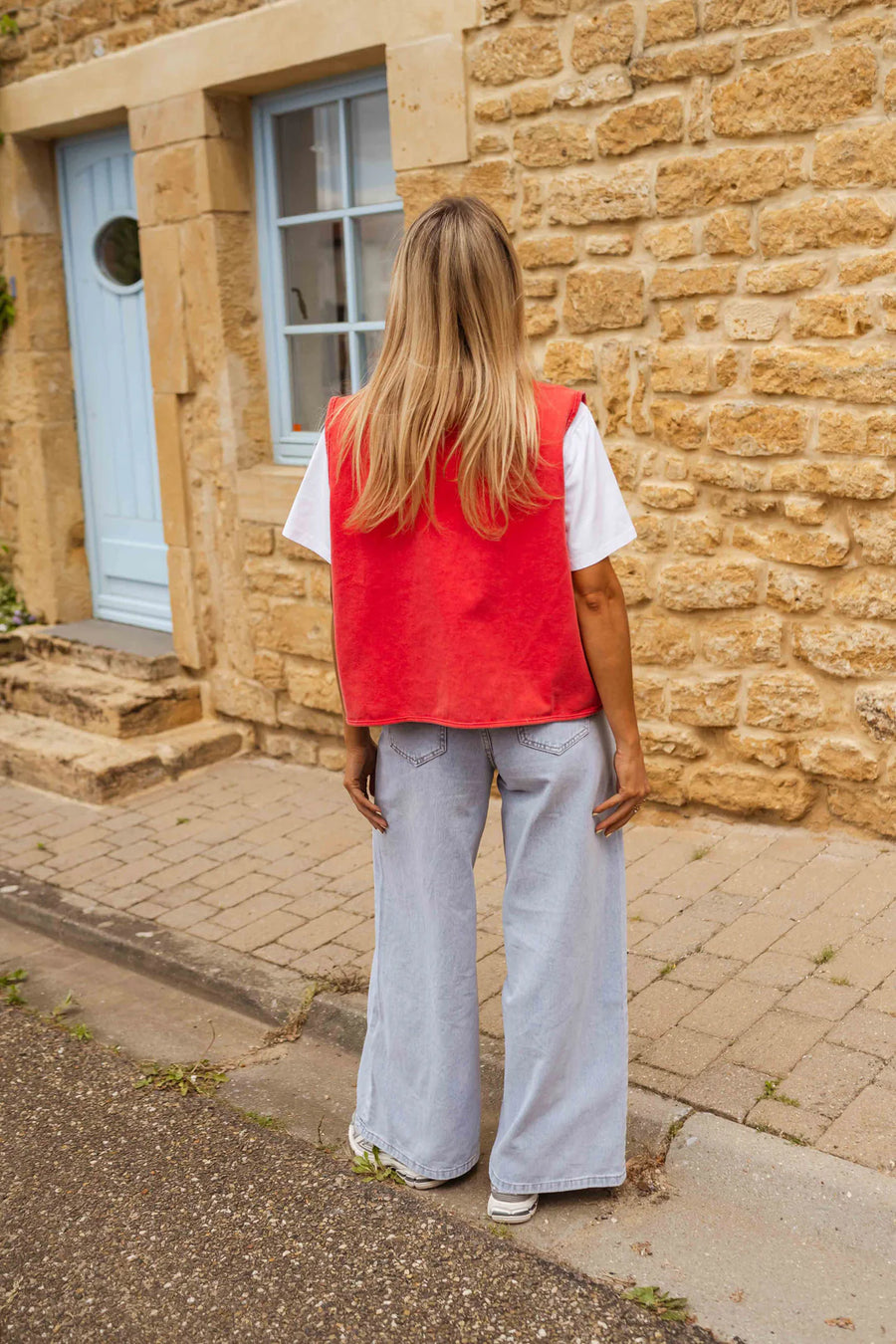 Elyzia Structured Linen Summer Vest