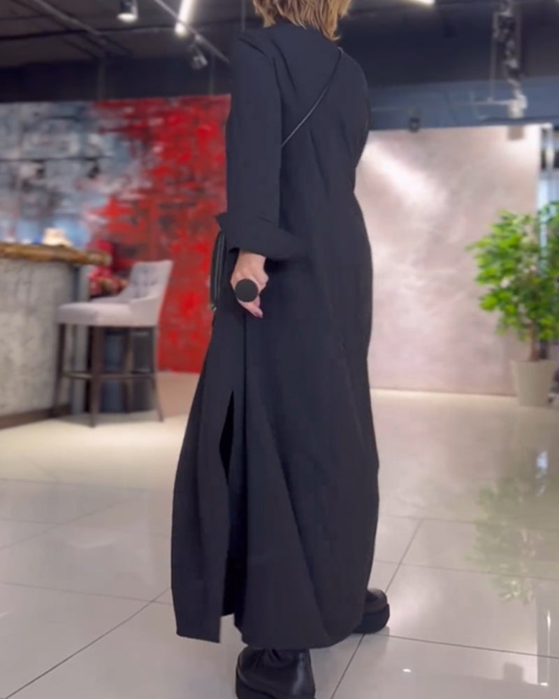 Brandy – Bequemes Kleid mit Schlitzen