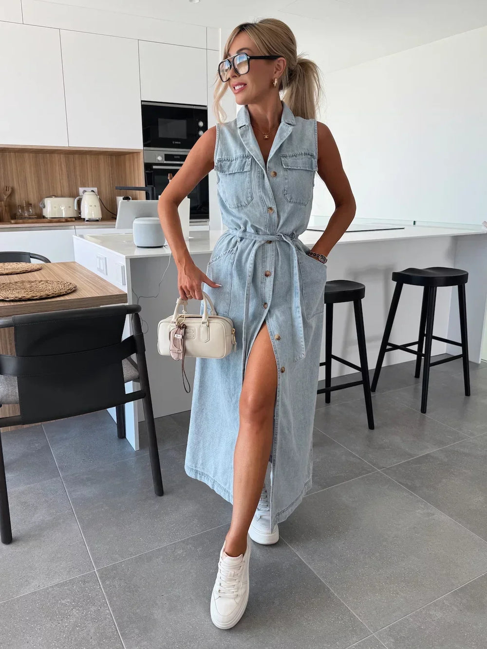Naya | Lässiges Jeanskleid