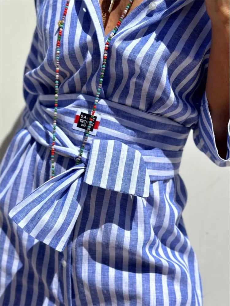 Géraldine Striped Dress