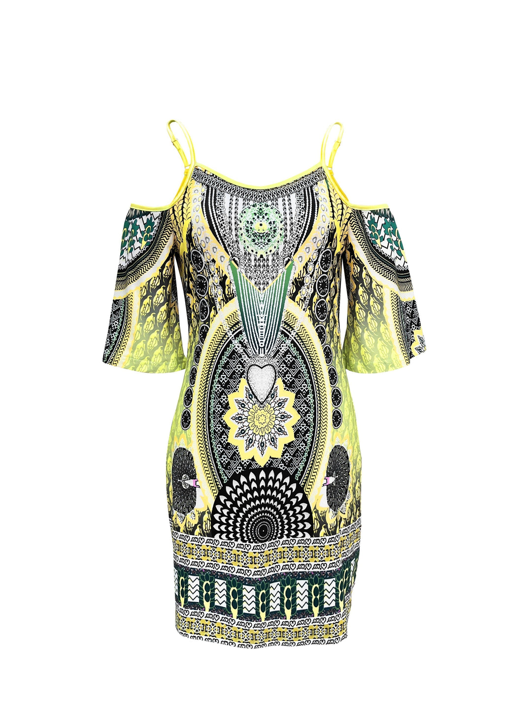 Ophelia | Boho-Tunika-Kleid mit Print
