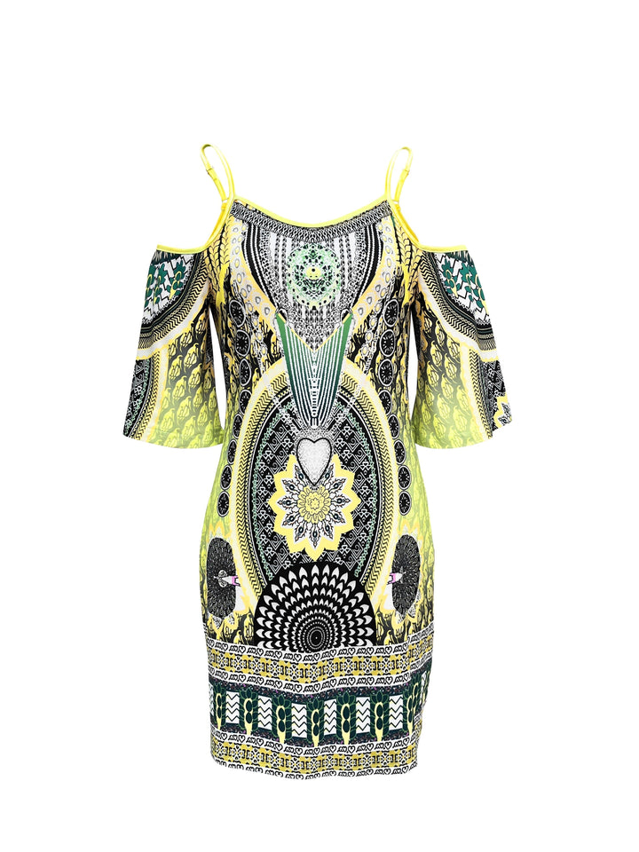 Ophelia | Boho-Tunika-Kleid mit Print