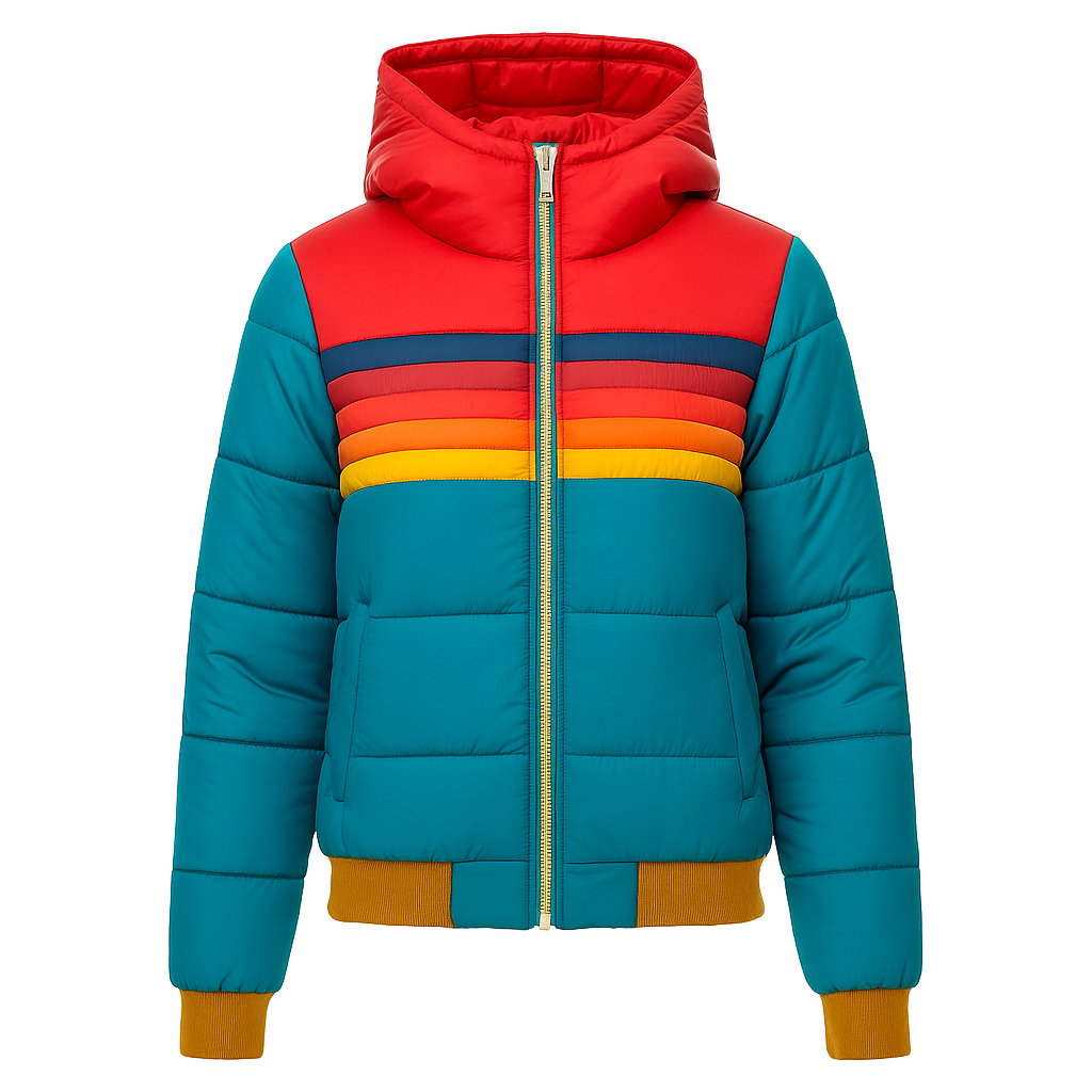 Charlotte Vintage-Mantel -  Blau