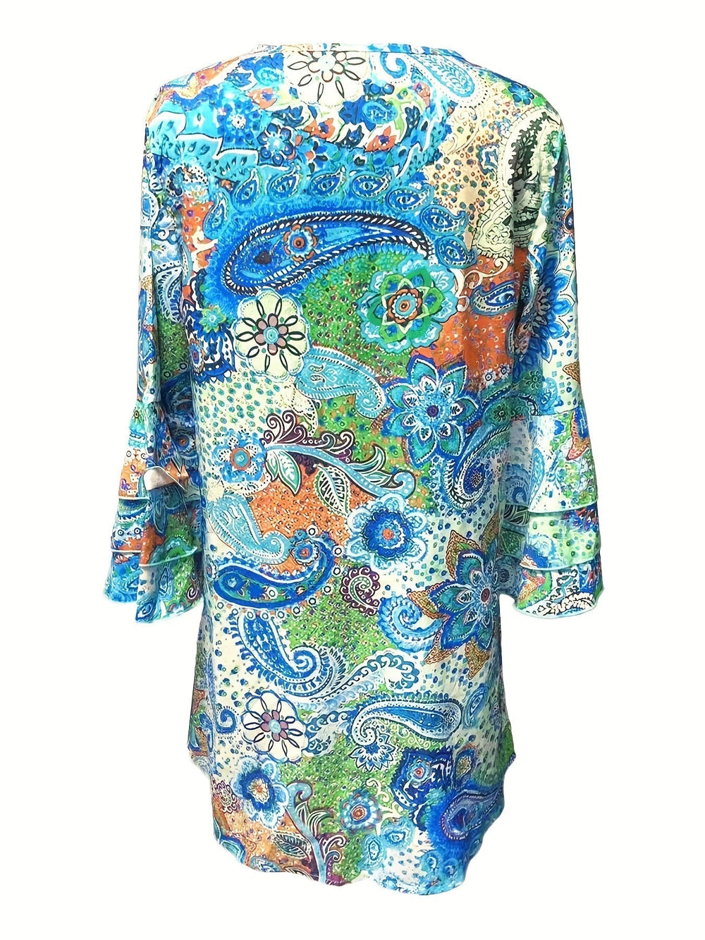 Aniya | Geblümtes Kleid mit V-Ausschnitt
