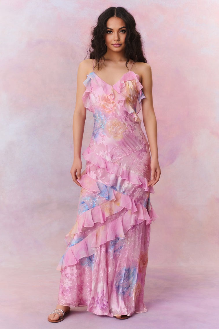 Mila | Kleid mit Rüschensaum