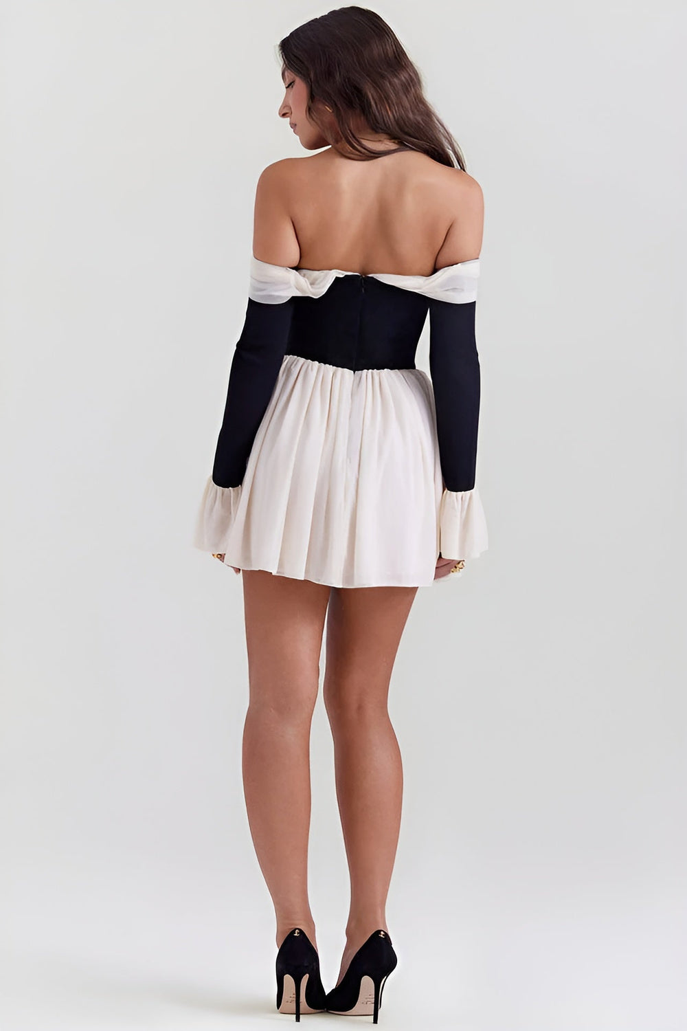 Osmira | Schulterfreies Kleid