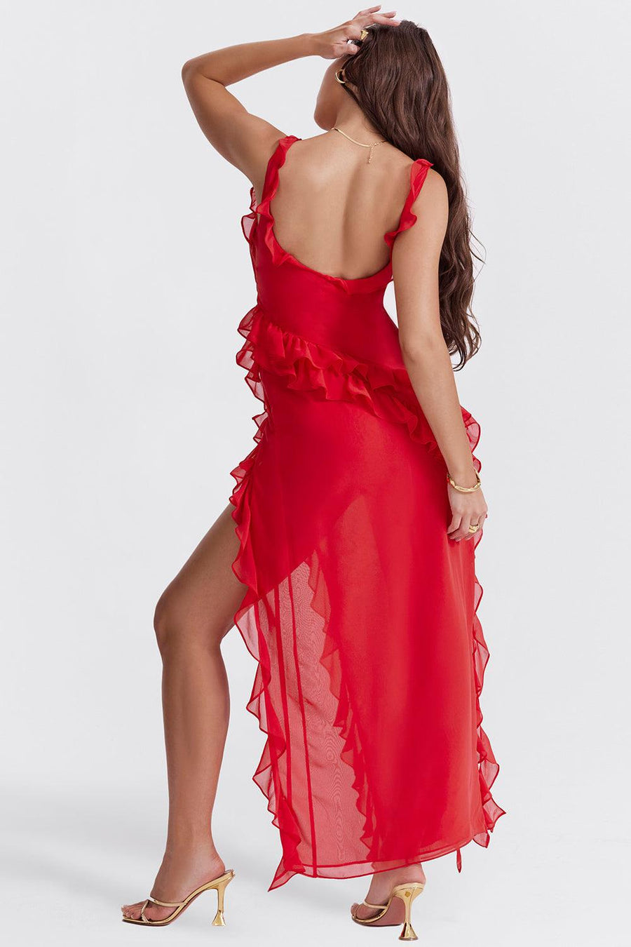 Venara High-Slit Dress