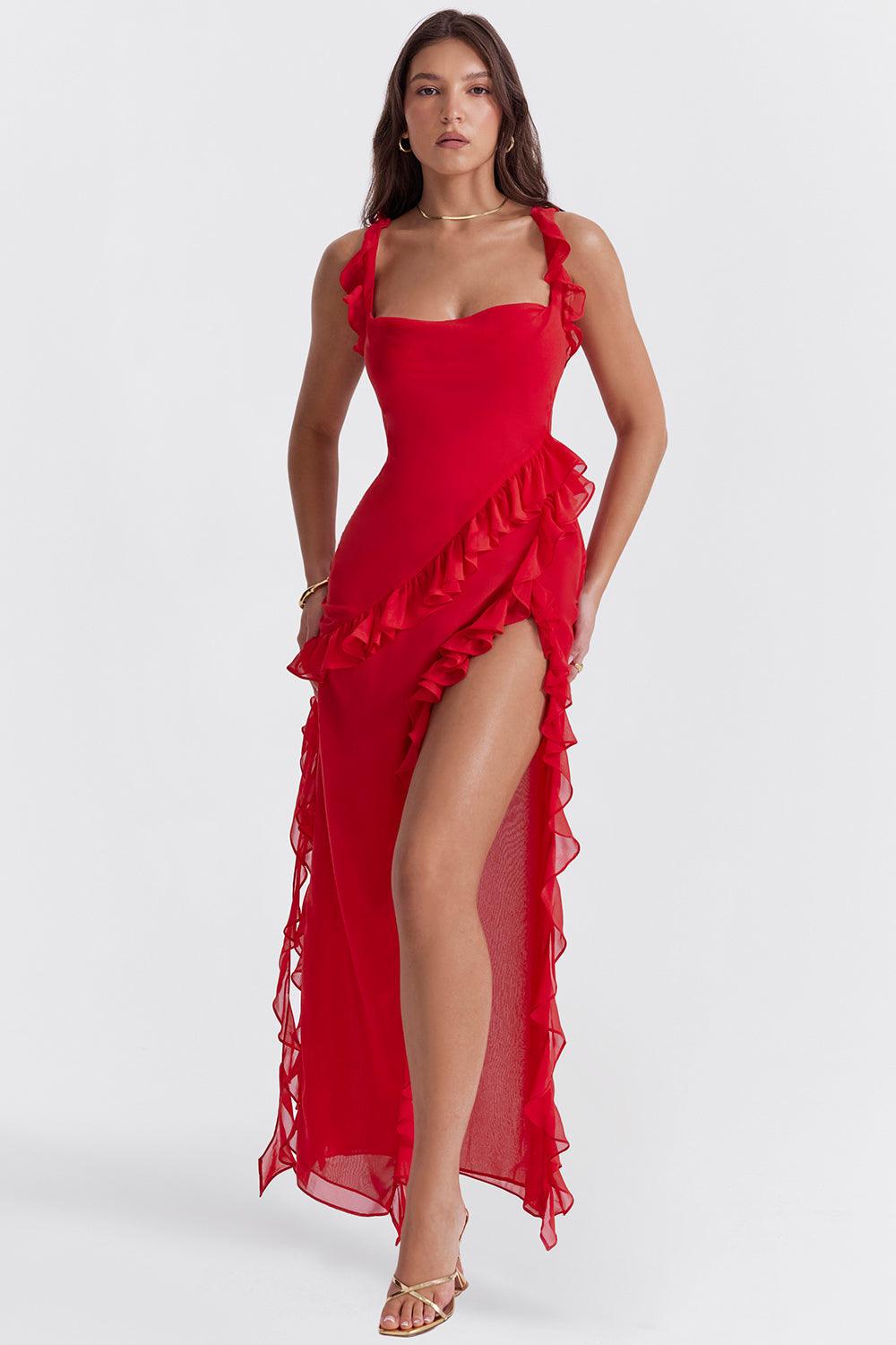 Venara™ | Kleid mit hohem Schlitz